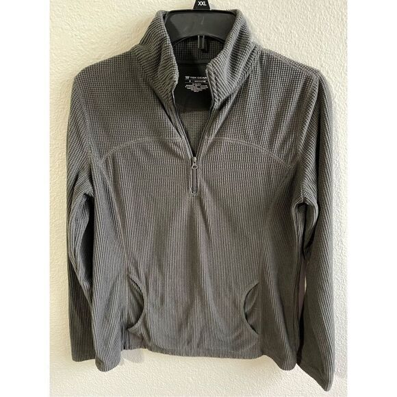 Tek Gear 1/4 Waffle Pullover Med - Picture 1 of 4